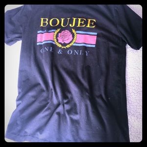 Boujee graphic t